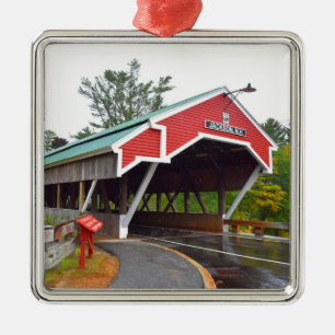 Jackson, ornement de Noël de pont couvert de NH
