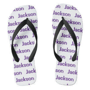 Jackson, Polar Bears, Massillon, Ohio Flip Flops