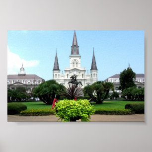Jackson-Quadrat, New Orleans Poster