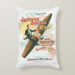 Jackson Square Cigar Zierkissen