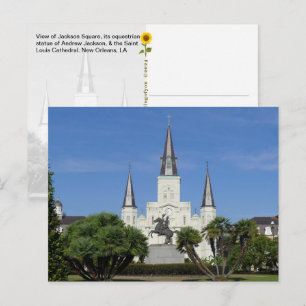 Jackson Square, New Orleans, LA -  Postkarte