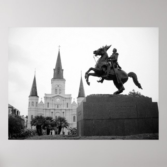 Jackson Square, New Orleans, Louisiana Poster (Vorne)