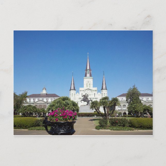Jackson Square, New Orleans Postkarte (Vorderseite)