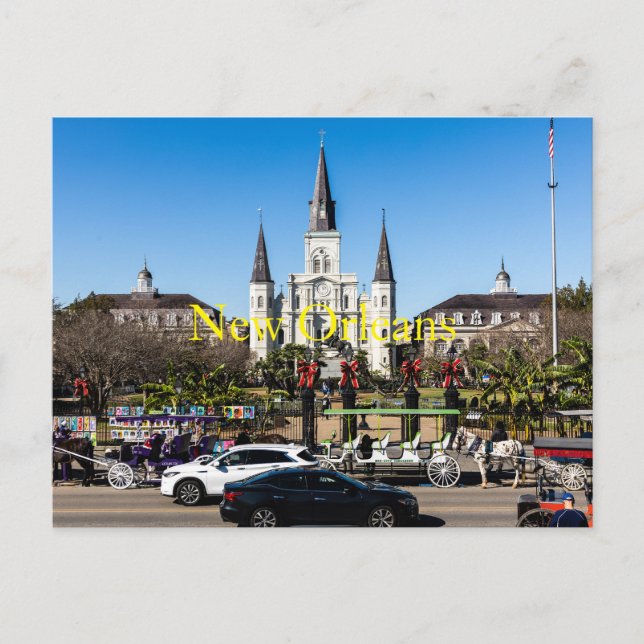 Jackson Square Postkarte (Vorderseite)