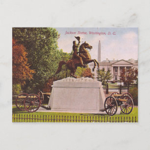 Jackson Statue Postkarte