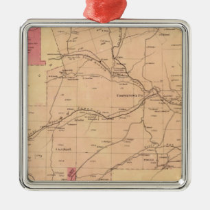 Jackson Township Silbernes Ornament
