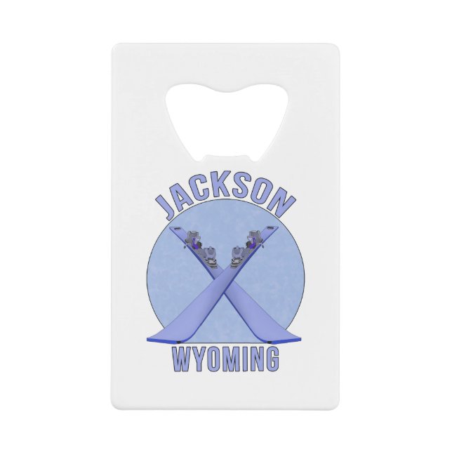 Jackson, Wyoming Geldbeutel Flaschenöffner (Vorderseite)