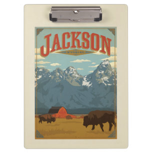Jackson   Wyoming Klemmbrett