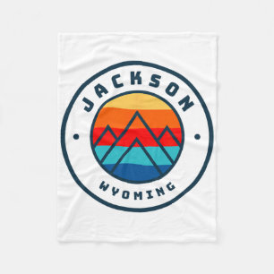 Jackson Wyoming Ski Snowboarding Family Ski Tri Fleecedecke