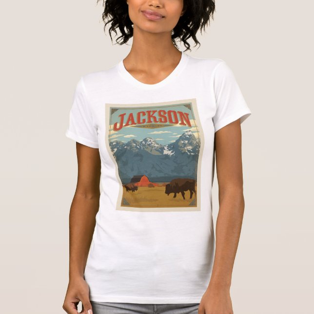 Jackson | Wyoming T-Shirt (Vorderseite)