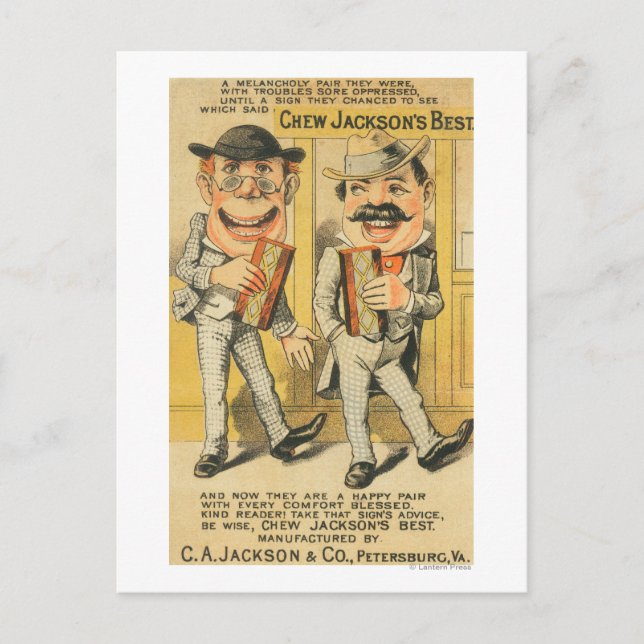 Jacksons beste Kassenwerbung Postkarte (Vorderseite)