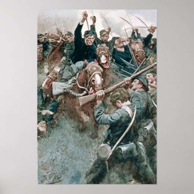 Jacksons Brigade Stehend wie eine Steinmauer Poster (Vorne)