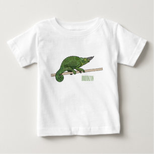Jacksons Chamäleon-Cartoon-Abbildung Baby T-shirt