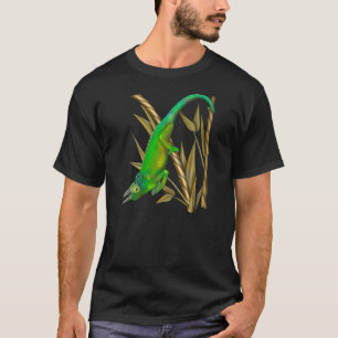 Jacksons Chamäleon hängt im Bambus T-Shirt