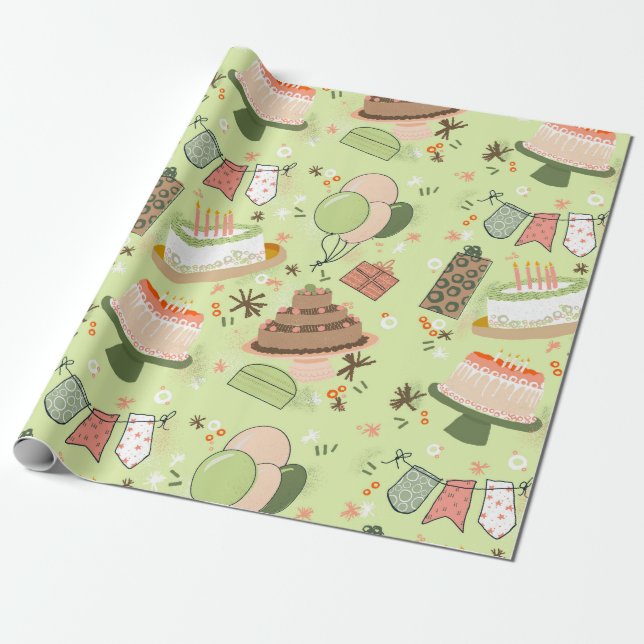 Jacksons Geburtstag Geschenkpapier (Ungerollt)