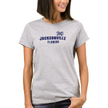 Jacksonville Beach Florida Damen T-Shirt