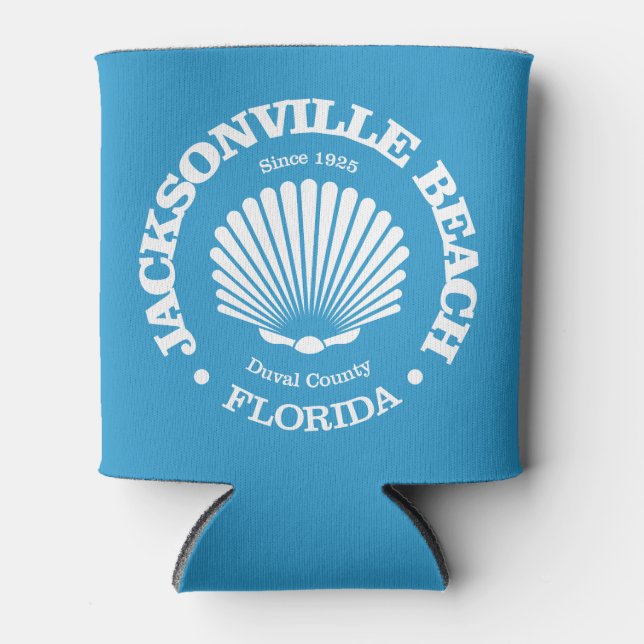Jacksonville Beach (Seashell) Dosenkühler (Vorderseite)
