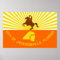 Jacksonville City flagge Florida USA Vereinigte St