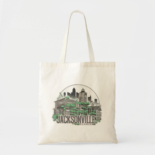 Jacksonville City Florida USA Tragetasche (Vorne)