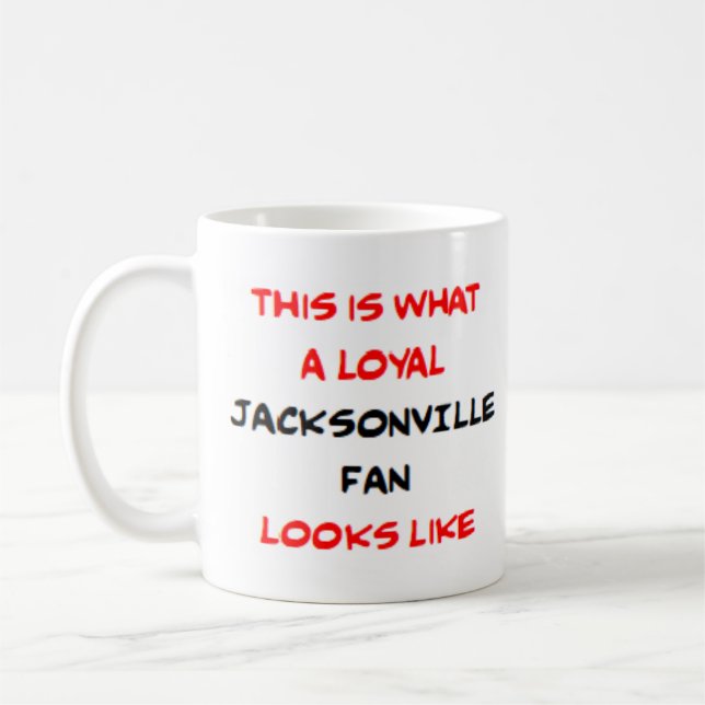 jacksonville fan, loyal kaffeetasse (Links)