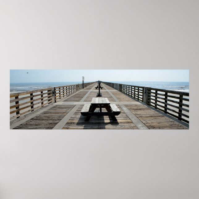 Jacksonville Fishing Pier Poster (Vorne)