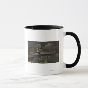 Jacksonville, FL - Nachtansicht-St- Johnsfluß Tasse