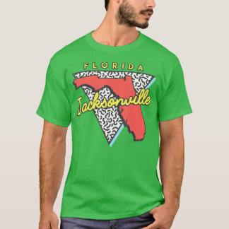 Jacksonville Florida 80er Design Souvenirs T-Shirt