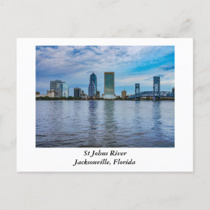 Jacksonville Florida Abend Postkarte