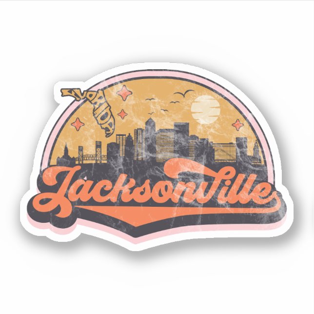 Jacksonville, Florida Aufkleber (Vorderseite)