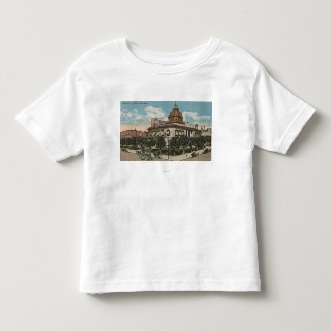 Jacksonville, Florida - Außenansicht der Stadt Kleinkind T-shirt (Vorderseite)