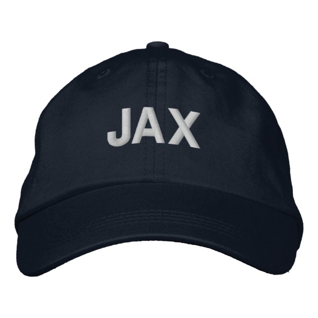 Jacksonville Florida Casquette de baseball brodé (Devant)