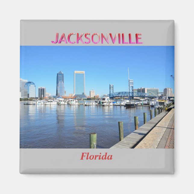 Jacksonville Florida City Magnet (Vorne)