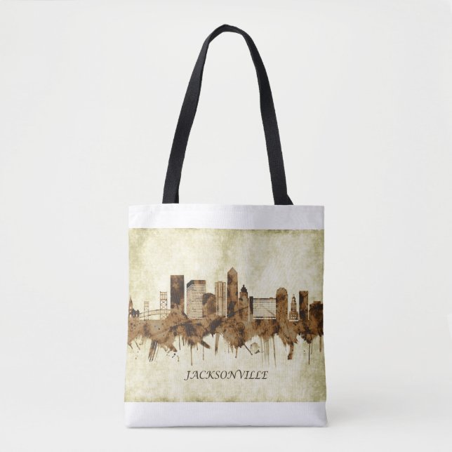 Jacksonville Florida Cityscape Tasche (Vorderseite)