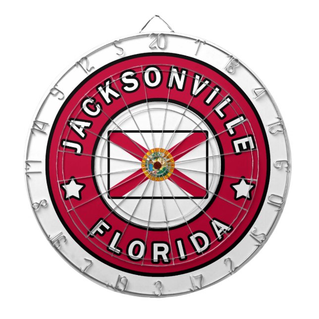 Jacksonville Florida Dartscheibe (vorne)