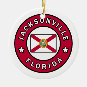 Jacksonville Florida Keramik Ornament