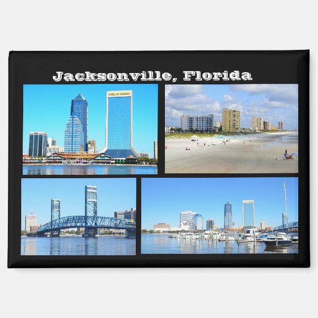 Jacksonville, Florida Magnet (Vorderseite)