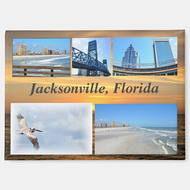 Jacksonville, Florida Magnet (Vorderseite)