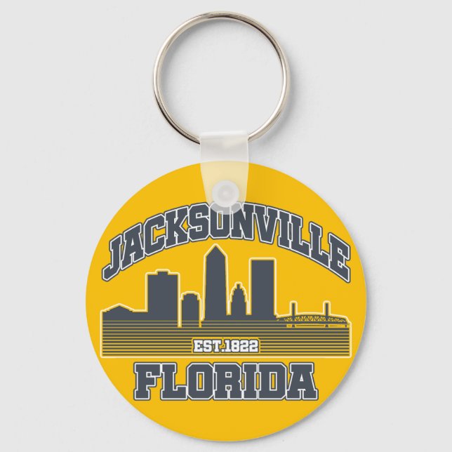 Jacksonville, Florida Schlüsselanhänger (Vorderseite)