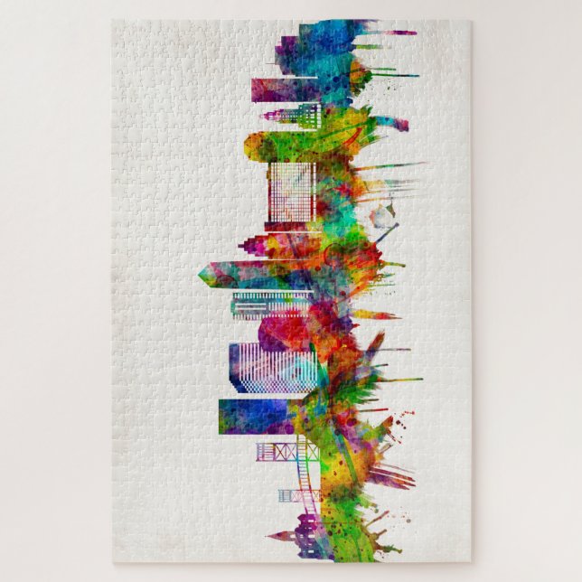 Jacksonville Florida Skyline (Vertikal)