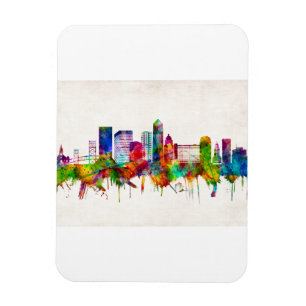Jacksonville Florida Skyline Magnet