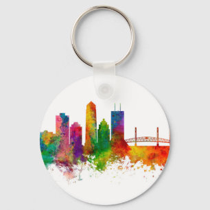 Jacksonville Florida Skyline Schlüsselanhänger