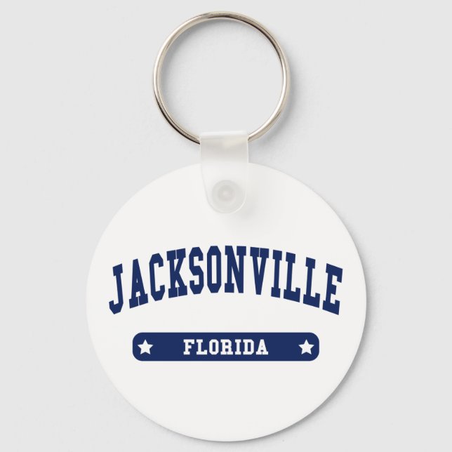 Jacksonville Florida Uni Style T Shirts Schlüsselanhänger (Vorderseite)