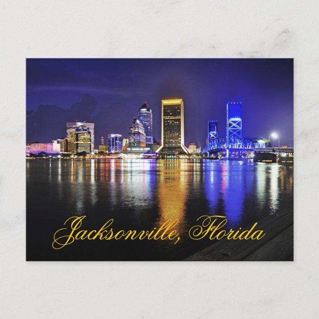 Jacksonville, Florida, USA Postkarte (Vorderseite)