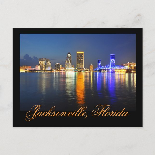 Jacksonville, Florida, USA Postkarte (Vorderseite)
