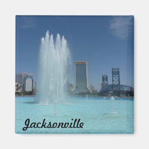 Jacksonville-Freundschafts-Brunnen-Foto-Magnet Magnet