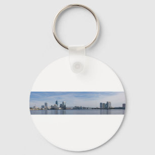 Jacksonville Skyline Panoramaaussicht Schlüsselanhänger
