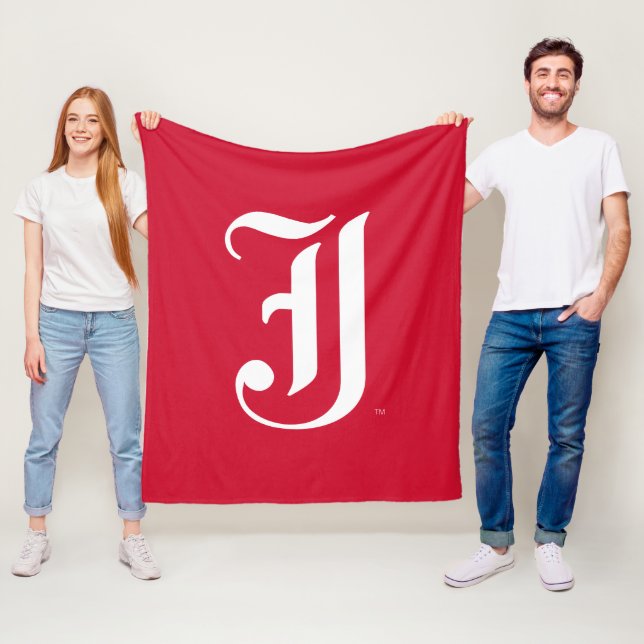 Jacksonville Staat University Classic JSU Letter Fleecedecke (Beispiel)