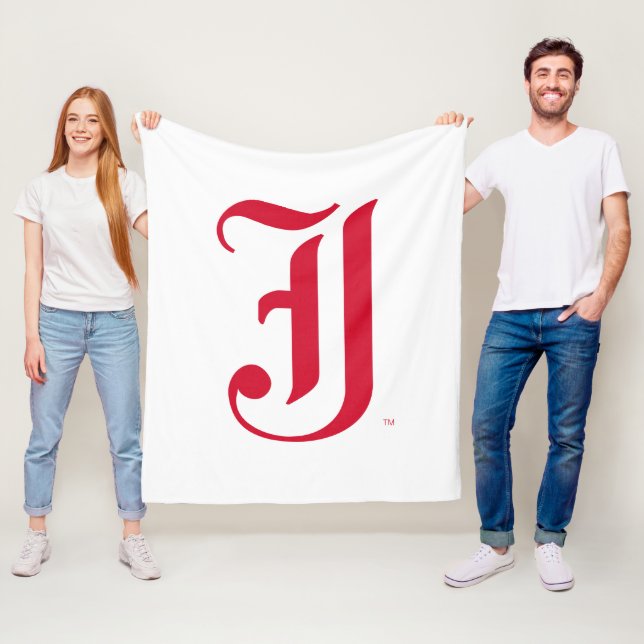 Jacksonville Staat University Classic JSU Letter Fleecedecke (Beispiel)