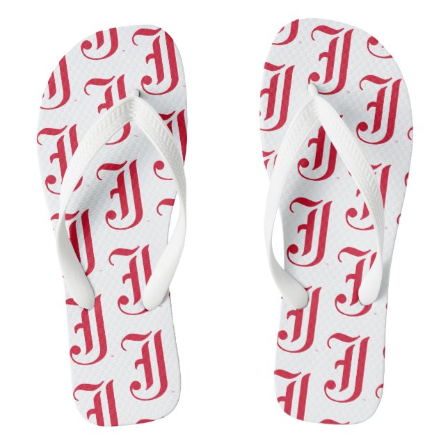Jacksonville Staat University Classic JSU Letter Flip Flops (Fußbett)