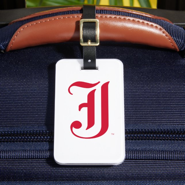 Jacksonville Staat University Classic JSU Letter Gepäckanhänger (Vorderseite Insitu 2)